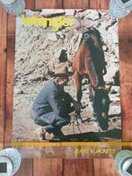 Wrangler poster vintage, Ophalen, Gebruikt, Rechthoekig Staand