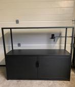Stalen kast - 110x35x90 cm, Huis en Inrichting, Kasten | Kledingkasten, Ophalen, Gebruikt, 100 tot 150 cm, Minder dan 100 cm