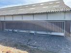 Heras schuifpoort 7,80 x 1,50 M, Tuin en Terras, Tuinhekken en Hekwerk, Ophalen, Met poort, Gebruikt, Spijlenhekwerk