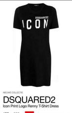 Dsquared2 Icon shirt jurk zwart mt. 16 (176/xs), Meisje, Dsquared2, Ophalen of Verzenden, Zo goed als nieuw