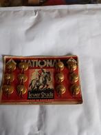 Vintage National Lever Studs - Nieuw op kaart, Kleding | Heren, Stropdassen, Geel, Nieuw, National, Ophalen of Verzenden