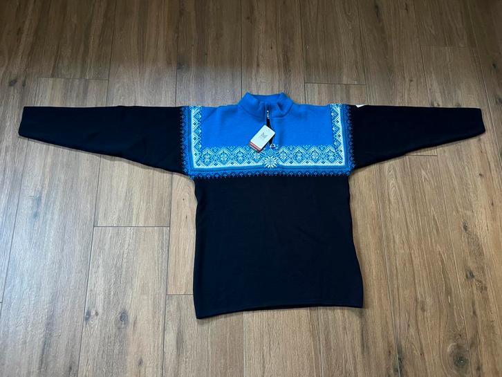 Dale of Norway Moritz Merino Noorse wollen trui mt XL NIEUW, Kleding | Heren, Truien en Vesten, Nieuw, Maat 56/58 (XL), Blauw