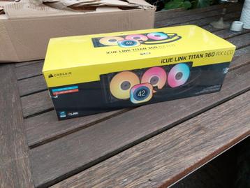 Corsair iCUE Link Titan 360 RX LCD Zwart SEALED ONGEBRUIKT  beschikbaar voor biedingen