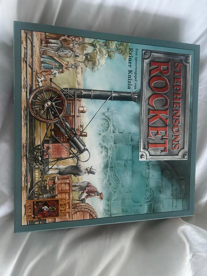 Stephenson's Rocket Bordspel, Hobby en Vrije tijd, Gezelschapsspellen | Bordspellen, Zo goed als nieuw, Een of twee spelers, Drie of vier spelers