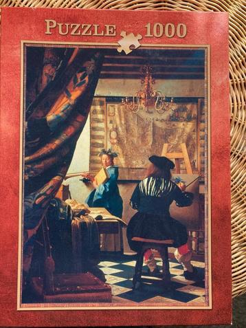 VERMEER puzzel schilderij Allegorie op de schilderkunst beschikbaar voor biedingen