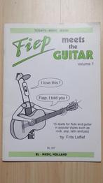 Fiep meets the Guitar volume 1 by Frits Leffef, Verzenden, Zo goed als nieuw, Les of Cursus, Dwarsfluit of Piccolo