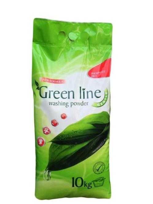 GREENLINE WASPOEDER 10KG VOORDEELPACK - Bekend uit de hotelw, Huis en Inrichting, Schoonmaakartikelen, Schoonmaakmiddel, Ophalen of Verzenden