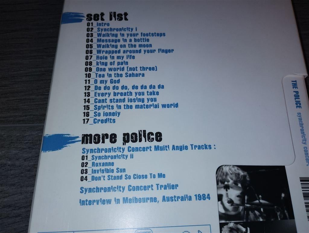 The Police ‎- Synchronicity Concert [DVD], Alle leeftijden, Ophalen of Verzenden, Zo goed als nieuw