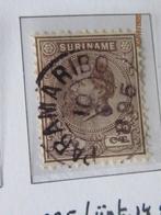 Nico Suriname 12 gestempeld 1873, Postzegels en Munten, Postzegels | Suriname, Ophalen of Verzenden, Gestempeld
