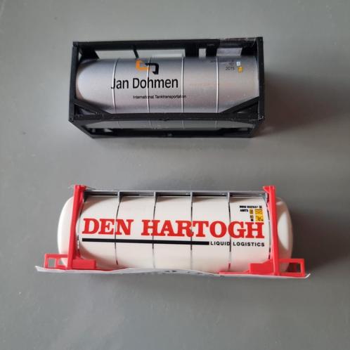 CONTAINERS TREIN-BAAN-TERMINAL H0, Hobby en Vrije tijd, Modeltreinen | H0, Zo goed als nieuw, Gelijkstroom of Wisselstroom, Overige merken