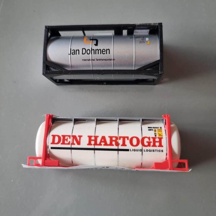 CONTAINERS TREIN-BAAN-TERMINAL H0, Hobby en Vrije tijd, Modeltreinen | H0, Zo goed als nieuw, Gelijkstroom of Wisselstroom, Overige merken