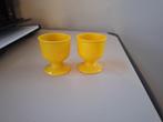 eierdopjes geel, Huis en Inrichting, Keuken | Servies, Overige typen, Ophalen of Verzenden, Zo goed als nieuw, Overige stijlen