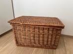 Rieten mand, Ophalen, Gebruikt, Rechthoekig, Riet