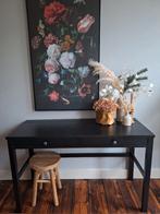 Ikea Hemnes bureau zwart, Ophalen, Gebruikt, Bureau