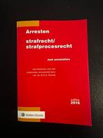 Boek - arresten strafrecht / strafprocesrecht, Ophalen of Verzenden, Beta, Nieuw, HBO