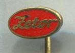 ZETOR rood email op koper tractor speldje ( E_200a ), Verzamelen, Verzenden, Nieuw, Transport, Speldje of Pin