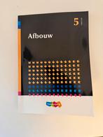 Jellema Afbouw 5 - Bouwkunde, Ophalen of Verzenden, Beta, Zo goed als nieuw, MBO