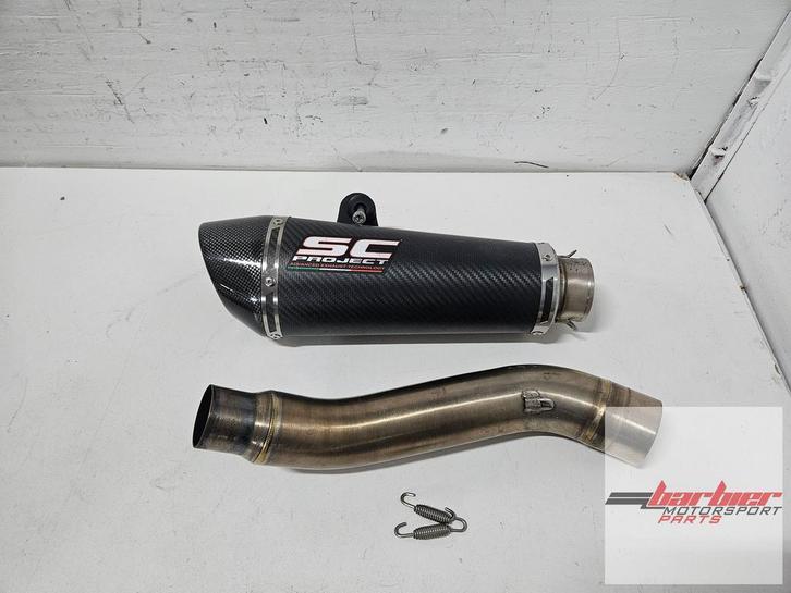 SC-Project Conic Carbon Slip-On Einddemper Met E-keur KAWASA, Motoren, Onderdelen | Kawasaki, Ophalen of Verzenden