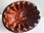 19e eeuwse ? puddingvorm vis bruin rood bakkend aardewerk, Ophalen of Verzenden