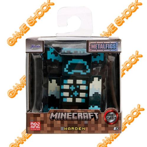 NIEUW Minecraft 2.5 inch Metalfig Warden, Verzamelen, Poppetjes en Figuurtjes, Nieuw, Ophalen of Verzenden