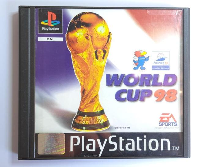 World Cup 98 - PlayStation - PAL - Compleet, Spelcomputers en Games, Games | Sony PlayStation 1, Zo goed als nieuw, Sport, 3 spelers of meer