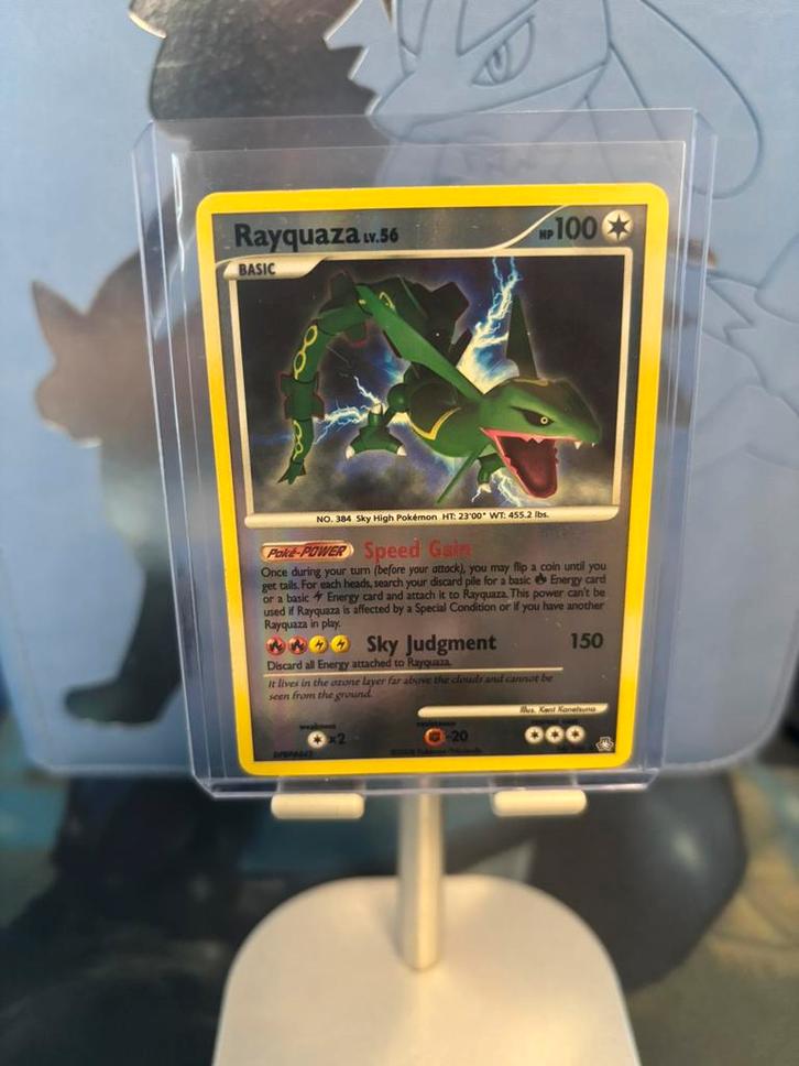 Rayquaza Lv.56 Reverse, Hobby en Vrije tijd, Verzamelkaartspellen | Pokémon, Zo goed als nieuw, Ophalen of Verzenden