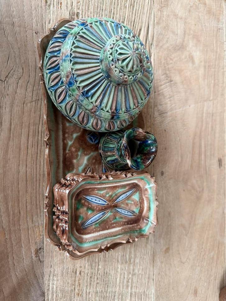 Vintage Aardewerk Set Fries, Antiek en Kunst, Antiek | Keramiek en Aardewerk, Ophalen