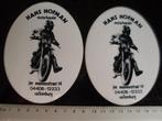 2x sticker hans hofman motorhandel valkenburg motorcross, Verzamelen, Stickers, Verzenden, Zo goed als nieuw, Bedrijf of Vereniging