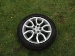 Volvo C70,V70,S80 alu velgen met zomerbanden 17 inch, Ophalen, Gebruikt, Banden en Velgen, 17 inch