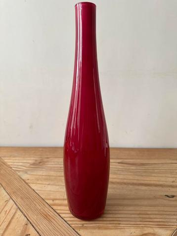 Vaas dieprood 35 cm