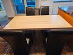 Complete eethoek, Huis en Inrichting, Complete eetkamers, Ophalen of Verzenden, Zo goed als nieuw, 4 tot 6 stoelen