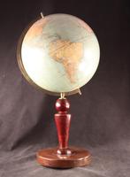 Mooie grote antieke globe met kompas, Antiek en Kunst, Verzenden