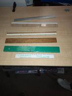 verschillende linealen, Ophalen of Verzenden, Zo goed als nieuw