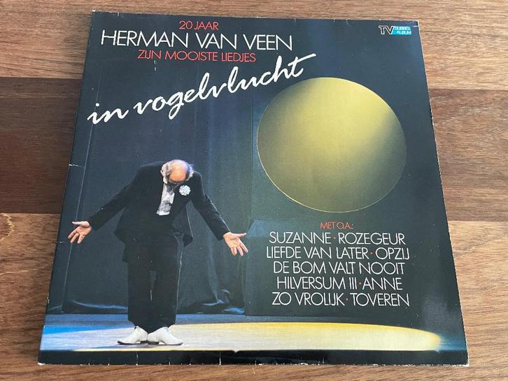 Vinyl 2LP Herman Van Veen 20 Jaar In Vogelvlucht, Cd's en Dvd's, Vinyl | Nederlandstalig, Gebruikt, Pop, 12 inch, Ophalen of Verzenden