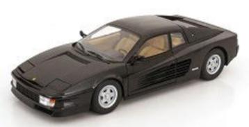 KK-Scale 1:12 1984 Ferrari Testarossa zwart. Pre-order beschikbaar voor biedingen
