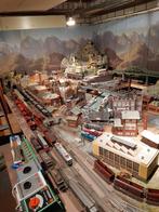 Modeltreinenspoorbaan ho compleet. 3.40m bij 2.10m, Hobby en Vrije tijd, Modeltreinen | H0, Ophalen, Zo goed als nieuw, Gelijkstroom