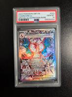 Charizard ex 223/197 OBF EN PSA 10, Ophalen of Verzenden, Zo goed als nieuw, Losse kaart, Foil