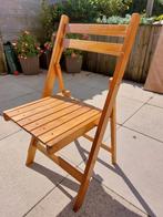Houten Klapstoel - Tuin/Balkon, Tuin, Gebruikt, Bruin, Ophalen of Verzenden