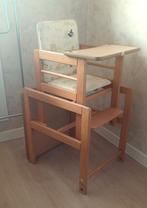 kinderstoel, beukenhout, Kinderen en Baby's, Kinderstoelen, Ophalen, Gebruikt, Meegroeistoel, Afneembaar eetblad