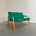 Vintage bankje scandinavisch design jaren 60 70 retro bank, Huis en Inrichting, Ophalen, Hout, Gebruikt, Minder dan 75 cm
