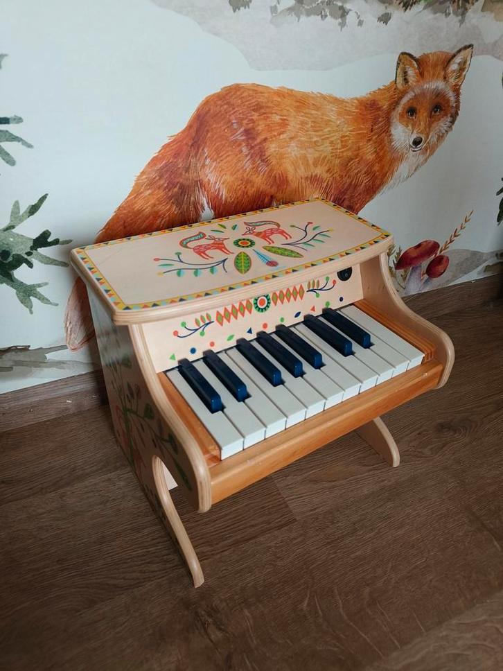 Djeco Speelgoed Piano - Met Boekje, Kinderen en Baby's, Speelgoed | Overig, Gebruikt, Jongen of Meisje, Ophalen