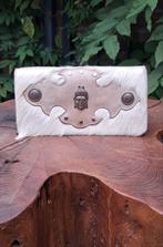 Portemonnee, Leer, Koeienhuid, Boeddha, Sieraden, Tassen en Uiterlijk, Portemonnees, Verzenden, Nieuw, Zwart, Leer