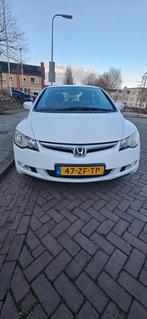 Honda Civic 1.3 Vtec Hybrid 4DR C-tr. 2008 Wit, 65 €/maand, Wit, Origineel Nederlands, 22 km/l