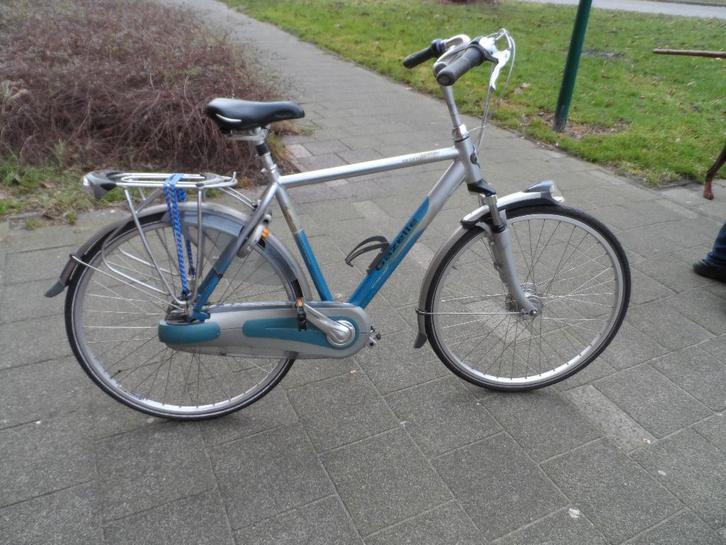 GAZELLE  ORANGE  PLUS.  ALS  NIEUW,, Fietsen en Brommers, Fietsen | Heren | Herenfietsen, Zo goed als nieuw, Gazelle, 53 tot 57 cm