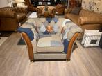 PATCHWORK CHESTERFIELD Fauteuil Periwinkle HARRIS TWEED Stof, Huis en Inrichting, Ophalen of Verzenden, Nieuw, 75 tot 100 cm, Leer