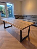 Eiken Tafel Boomstam Tafel top kwaliteit zwaar en robuust, Gebruikt, 200 cm of meer, Vijf personen of meer, Modern