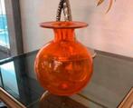 Vaas Nanny Still voor Riihimaen Lasi oranje saturnus vaas, Antiek en Kunst, Antiek | Glas en Kristal, Ophalen of Verzenden