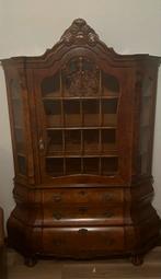 Antieke Biedermeier vitrinekast, Antiek en Kunst, Ophalen of Verzenden