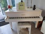 kleine witte vleugel, Muziek en Instrumenten, Piano's, Ophalen, Gebruikt, Wit, Hoogglans