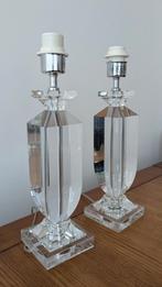 2 Vattern Glazen Lampen met Kappen - 42cm, Ophalen, Zo goed als nieuw